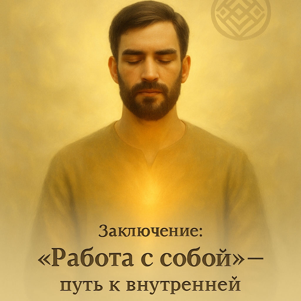 Иллюстрация к статье «🌿 Заключение: Работа с собой — путь к себе настоящему